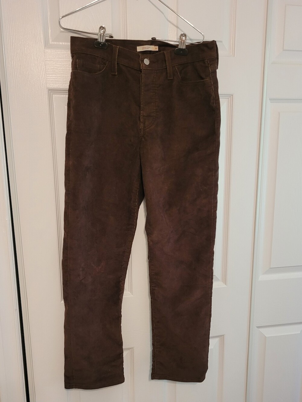 Levi's Brown Corduroy Ankle Pants